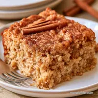 Applesauce Oatmeal Cake for 12 Servings