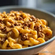 Mac and Cheese with Ground Beef Ready in 30 Min