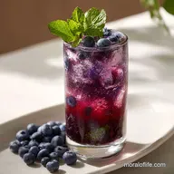 Blueberry Lavender Mojito Recipe in 15 Minutes