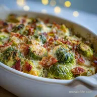 Brussels Sprout Casserole: Crispy Baked in 40 Minutes