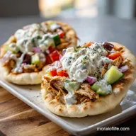 Chicken Meatball Pitas for 4 Servings
