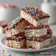 Chocolate Dipped Rice Krispy Treats in 25 Minutes