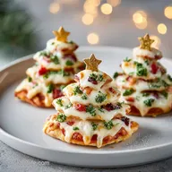 Christmas Tree Mini Pizzas Recipe 2: Baked in 32 Minutes