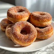 Cinnamon Sugar Donuts: Crispy Baked in 25 Minutes