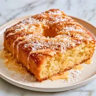 Condensed Milk and Coconut Cake for 9