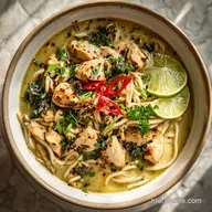 Creamy Garlic Chicken Ramen in 20 Minutes