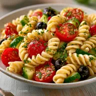 Creamy Greek Pasta Salad: Tangy and Fresh