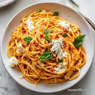 Tomato Pasta Sauce with Cream Cheese and Garlic Recipe in 15 Minutes