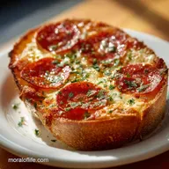 Garlic Bread Pizza in 22 Minutes