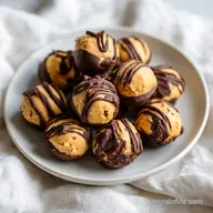Homemade Peanut Butter Buckeye Ball Recipe with Chocolate (36 Balls)