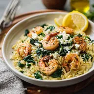 Zesty Lemon Shrimp Orzo Recipe