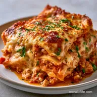 Crock Pot Lasagna for 8 Servings