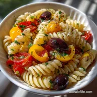 Nutrition Facts Pasta Salad - Healthy & Zesty Recipe