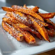 Crispy Oven Baked Sweet Potato Fries for 4 Servings
