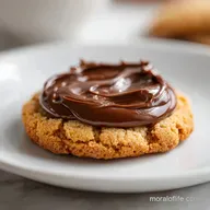 Puffy Peanut Butter Cookie with Chocolate Chips