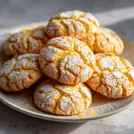 Lemon Crinkle Cookies: Zesty and Buttery