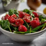 Raspberry Spinach Salad: No Soggy Greens