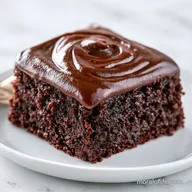 Rich Moist Chocolate Cake for 12 Servings