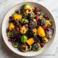 Roasted Brussels Sprouts & Maple Squash