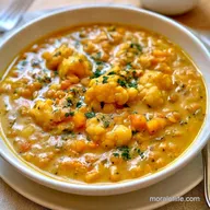 Cauliflower Lentil Curry for 6 Servings