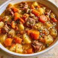 Slow Cooker Hamburger Soup with Potatoes