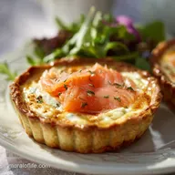 Smoked Salmon Tart with Cream Cheese in 30 Mins