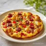 Southwest Breakfast Casserole: Baked