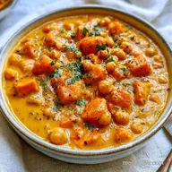 Sweet Potato Chickpea Stew for 4 Servings