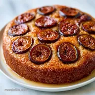 Upside Down Almond Fig Cake in 50 Minutes