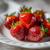 Valentine Strawberries: Glossy & Crisp Finish