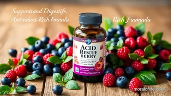 Country Life Acid Rescue Berry 220 Tabs Benefits