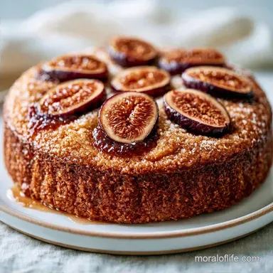 Almond Fig Cake for 10 Servings