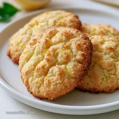 Almond Flour Lemon Cookies: Soft Baked Recipe Card