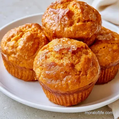 Applesauce Pumpkin Muffins in 30 Minutes Recipe Card