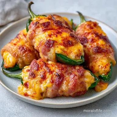 Jalapeno Poppers with Bacon in 30 Min Recipe Card