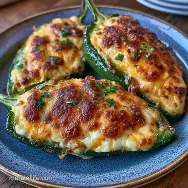 Simple Baked Cream Cheese Poppers for 8
