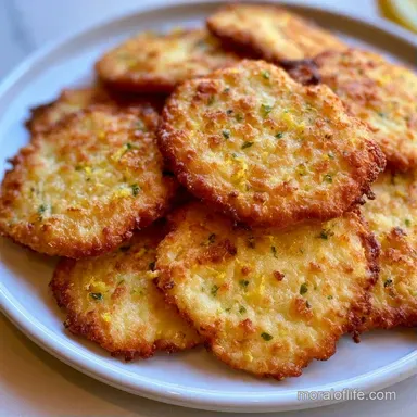 Baked Lemon Crisps: Crispy and Tangy Recipe Card