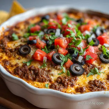 Baked Taco Dip: Make-Ahead for Crowds Recipe Card