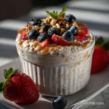 Overnight Oats: Creamy Base No Soak Recipe Card