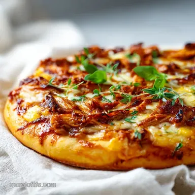 BBQ Chicken Pizza in 32 Minutes