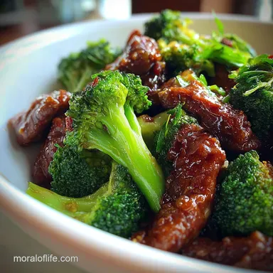 Beef and Broccoli Recipe for 4 Servings
