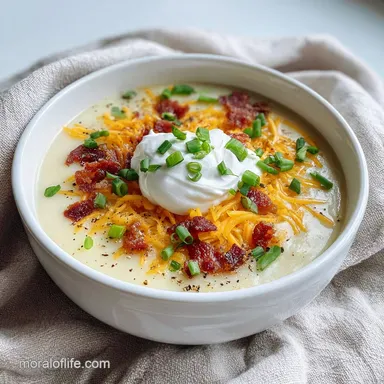 The Best Homemade Loaded Potato Soup in 55 Min