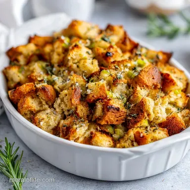 Turkey Stuffing Recipe for 12 Servings Recipe Card