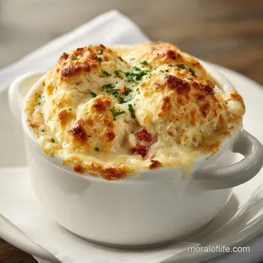Red Lobster Biscuit Chicken Pot Pie in 50 Minutes Recipe Card