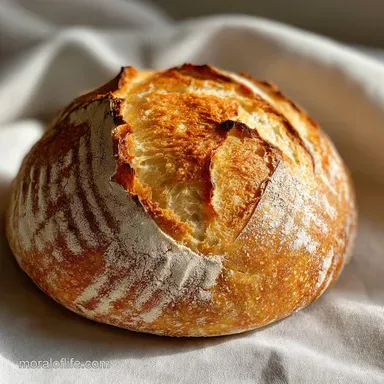 Bread Without Yeast: Ready in 1 Hour Recipe Card