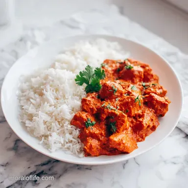 Butter Chicken with Basmati Rice for 4 Servings