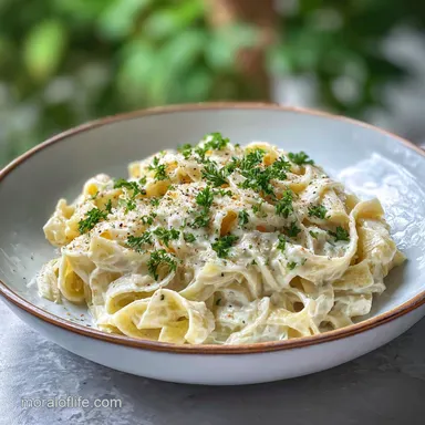Cabbage Noodles Alfredo in 20 Minutes