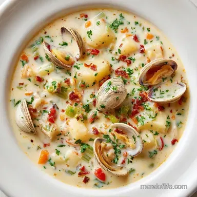 Canned Clam Chowder Recipe: Creamy Recipe Card