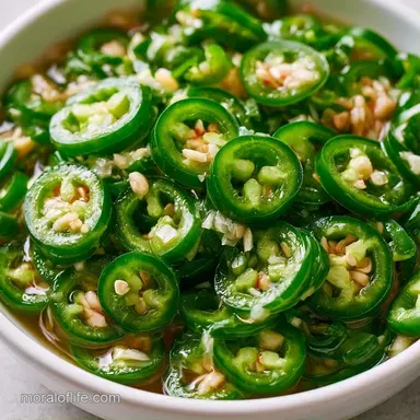 Canned Jalapeno Peppers for 7 Pints Recipe Card