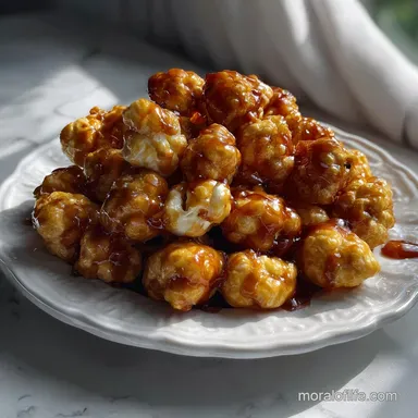 Caramel Puff Corn With Airy Snap Recipe Card